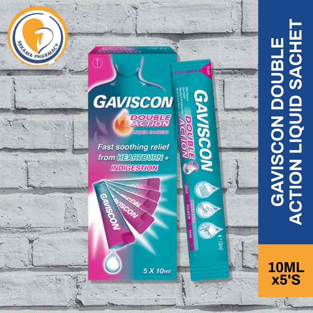 Gaviscon Double Action Liquid Sachet Ml X S Pck Exp