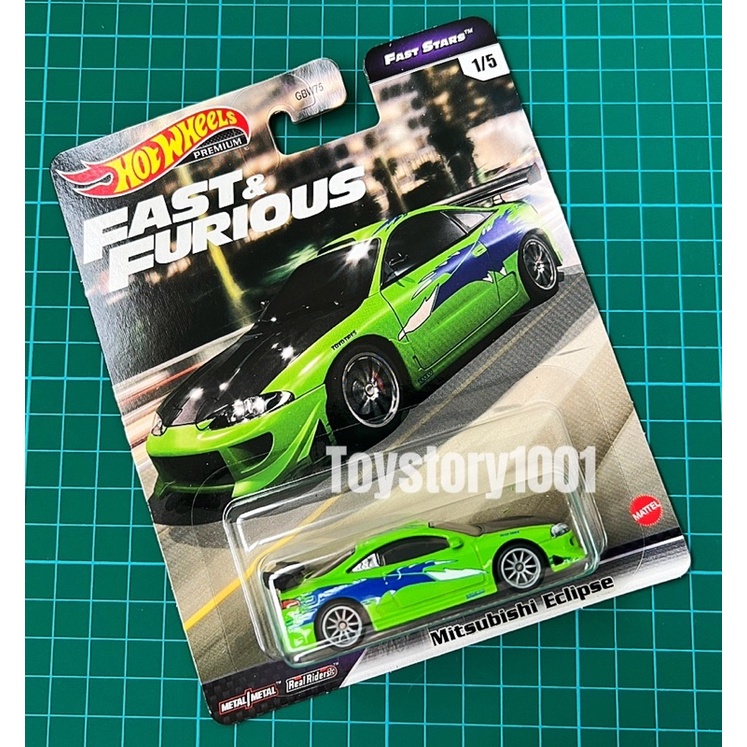 Ready Stock Hot Wheels Fast Furious Mitsubishi Eclipse Green Colour