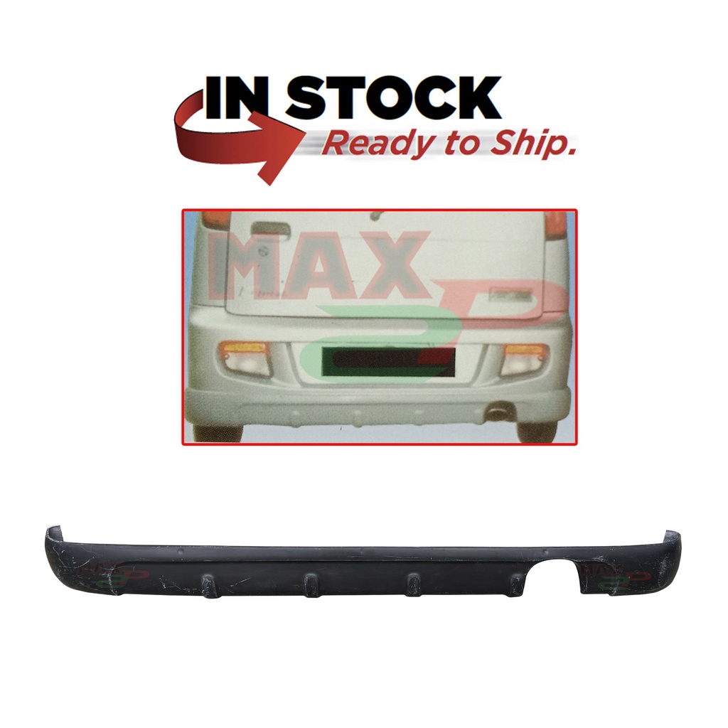 Perodua Kenari Front Skirt Bumper Sporty Style Lower Lip Spoiler