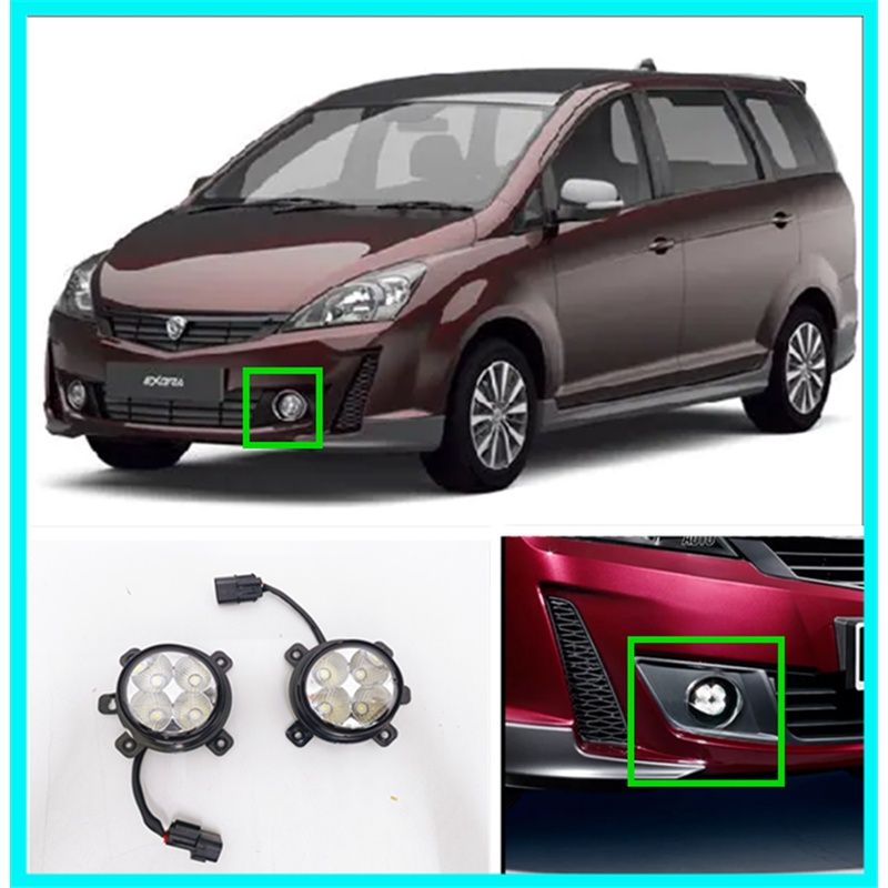 PROTON GENUINE EXORA BOLD 2017 SPORT LIGHT FOG LAMP LED 2 PCS SET