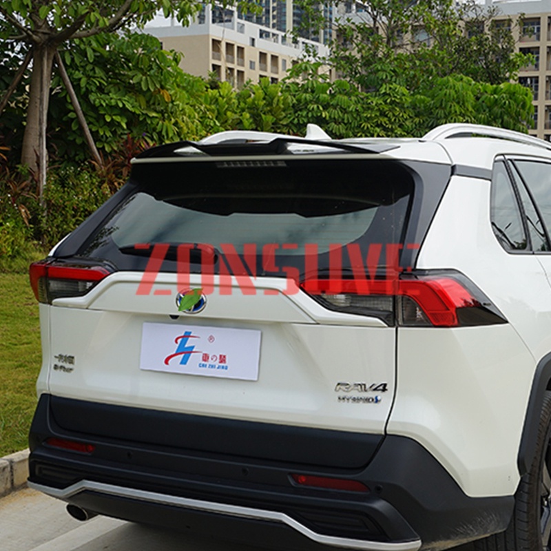 Use For 2019 2020 Toyota Rav4 RAV 4 Spoiler ABS Plastic Forging Carbon