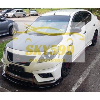 Nissan Almera Front Bumper Diffuser Lip Wrap Angle Splitters