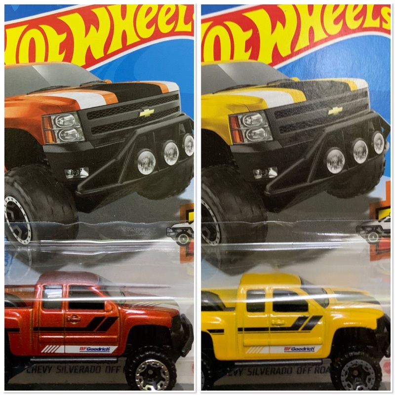 Hot Wheels Chevy Silverado Off Road Shopee Malaysia