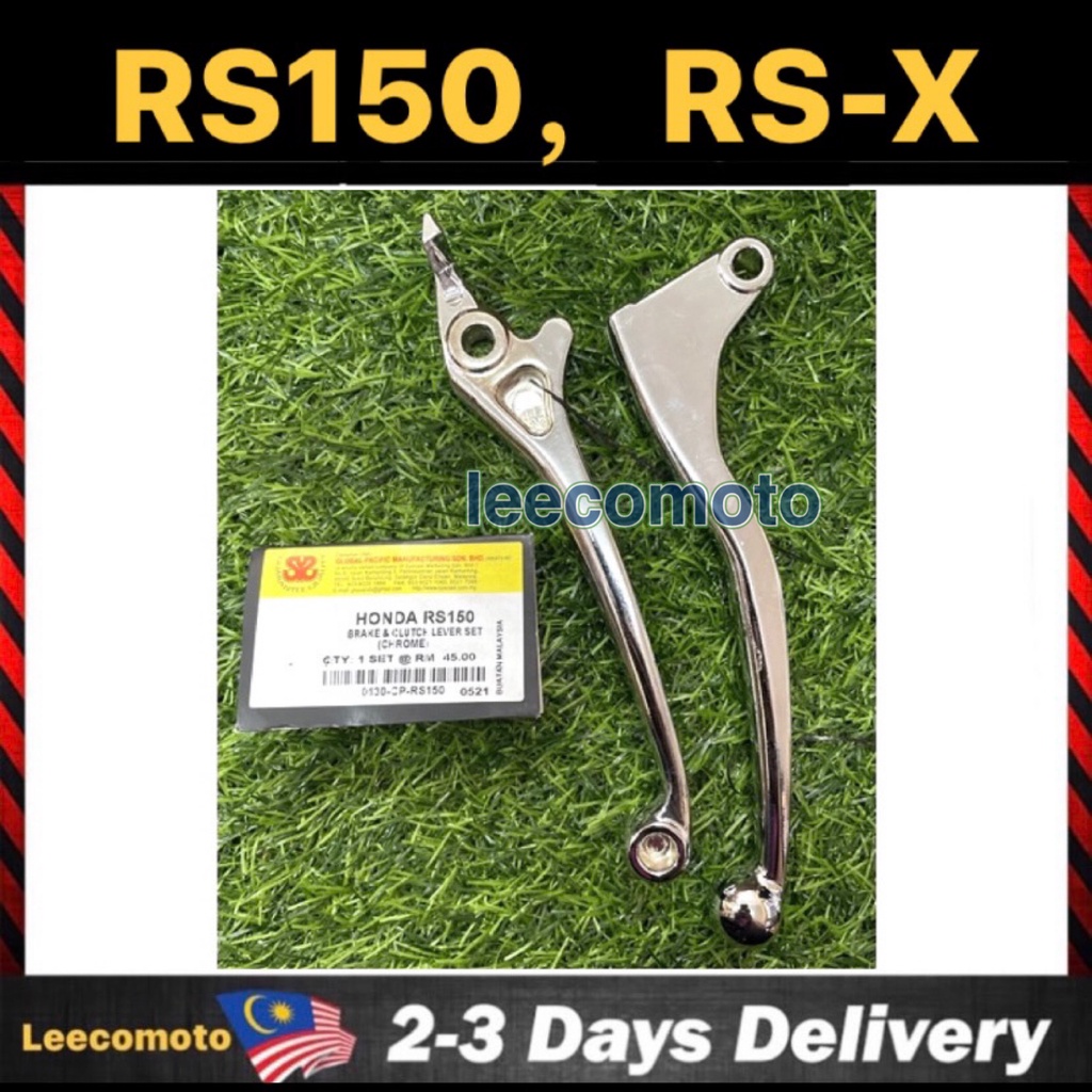 HONDA RS150 RSX BRAKE CLUTCH LEVER SET CHROME Rs150 V1 V2 V3