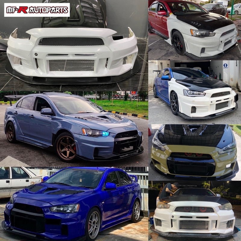 OFFER New Frp Front Bumper Varis V3 For Lancer Gt Sportback