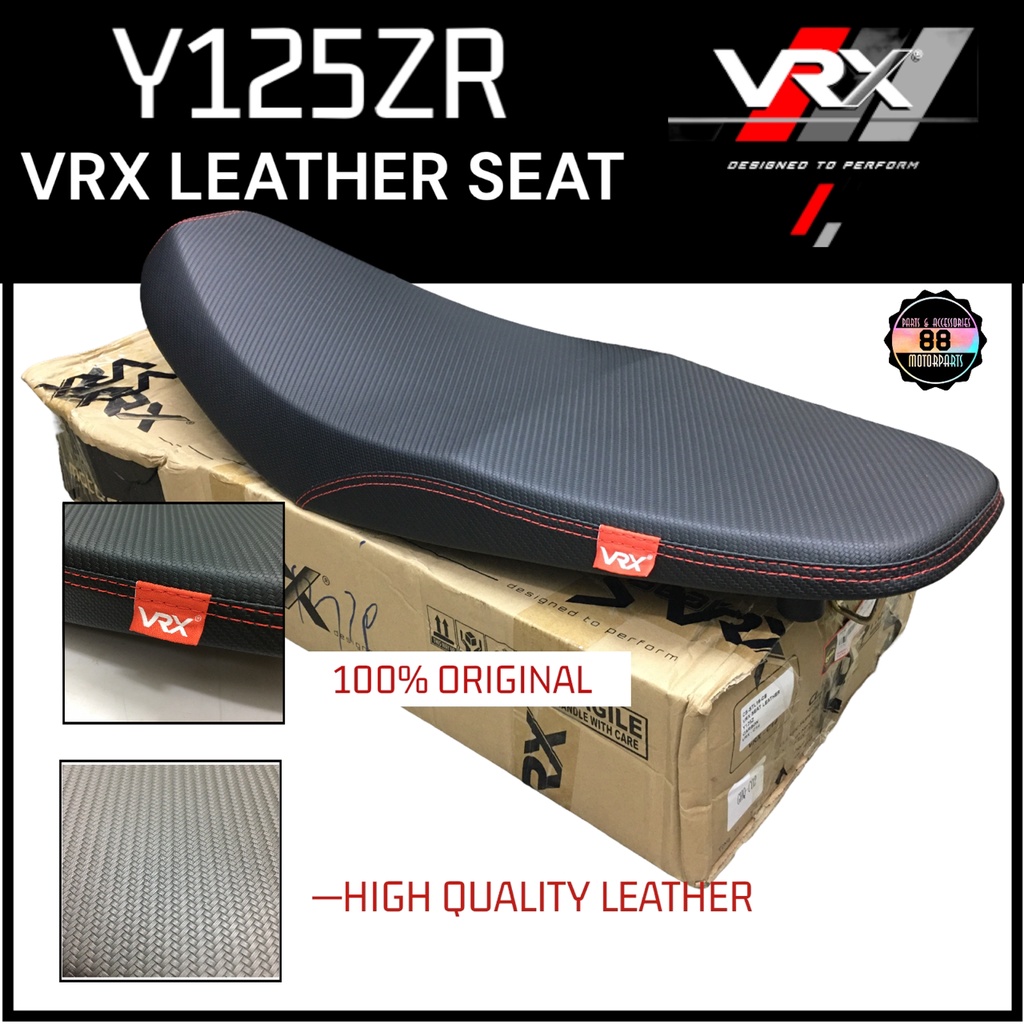 VRX 100 ORIGINAL Y125ZR VF3I RACING ANTI SLIP LEATHER SEAT Tempat