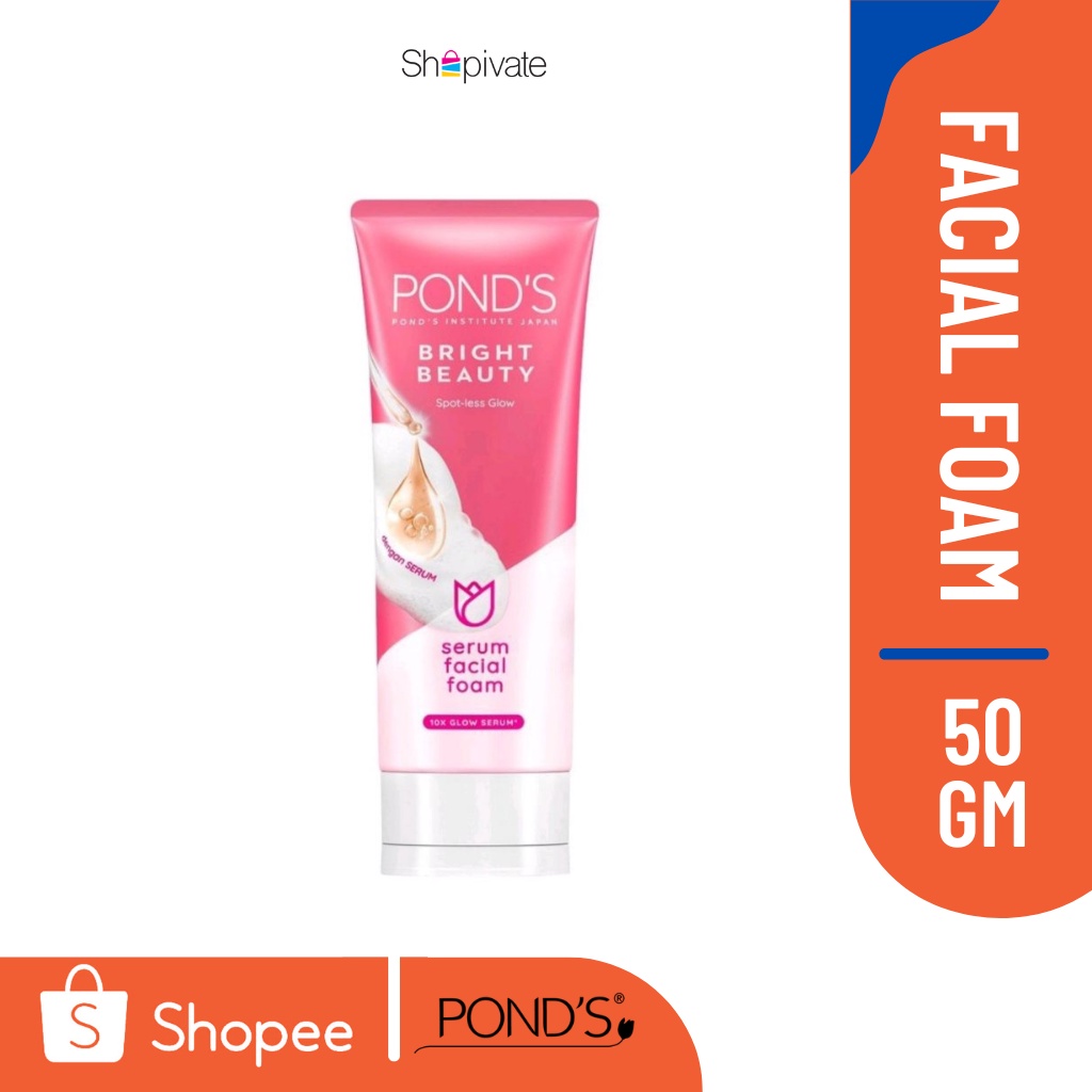 Pond S Bright Beauty Spotless Glow Facial Foam G Shopee Malaysia