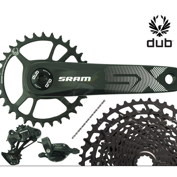 2025 SRAM SX EAGLE 1x12 Speed Groupset Group Set 4pcs DUB NX 50T NEW X1