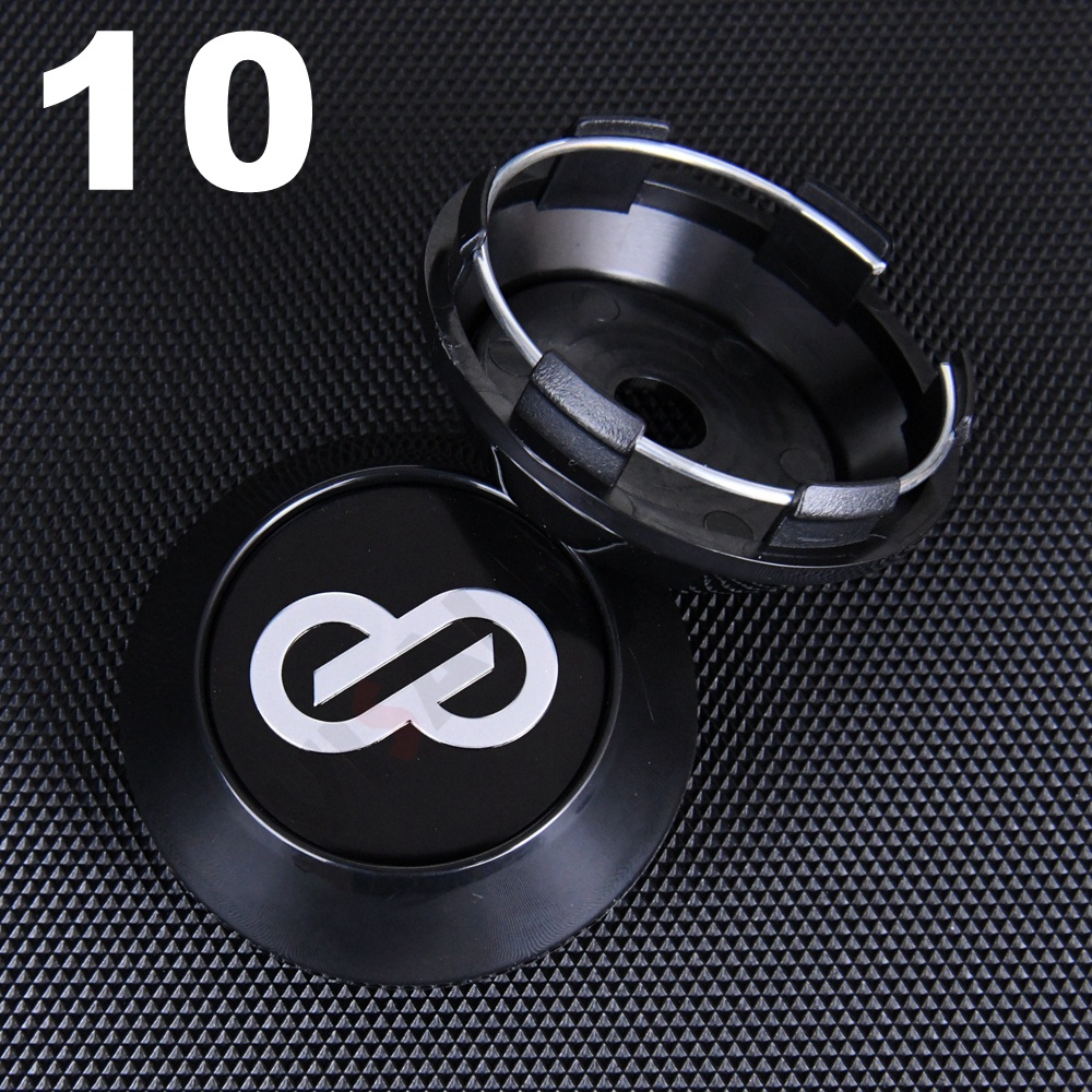 Pcs Enkei Sport Rim Wheel Cap Mm Clip Diameter Enkei Emblem Sticker