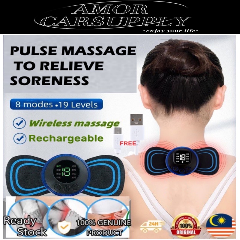 Massage Paste Smart EMS Mini Cervical Vertebra Convenient Massager Home