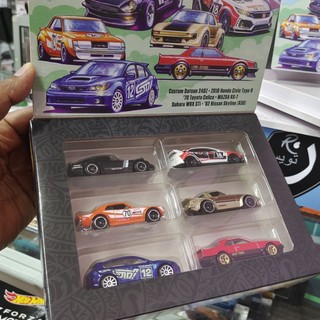 HOT WHEELS JDM BOX SAKURA ART DATSUN Z HONDA CIVIC TYPE R TOYOTA