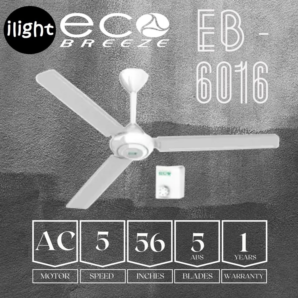 Clearance Stock Eco Breeze Eb Wh Inches Ac Motor Regulator