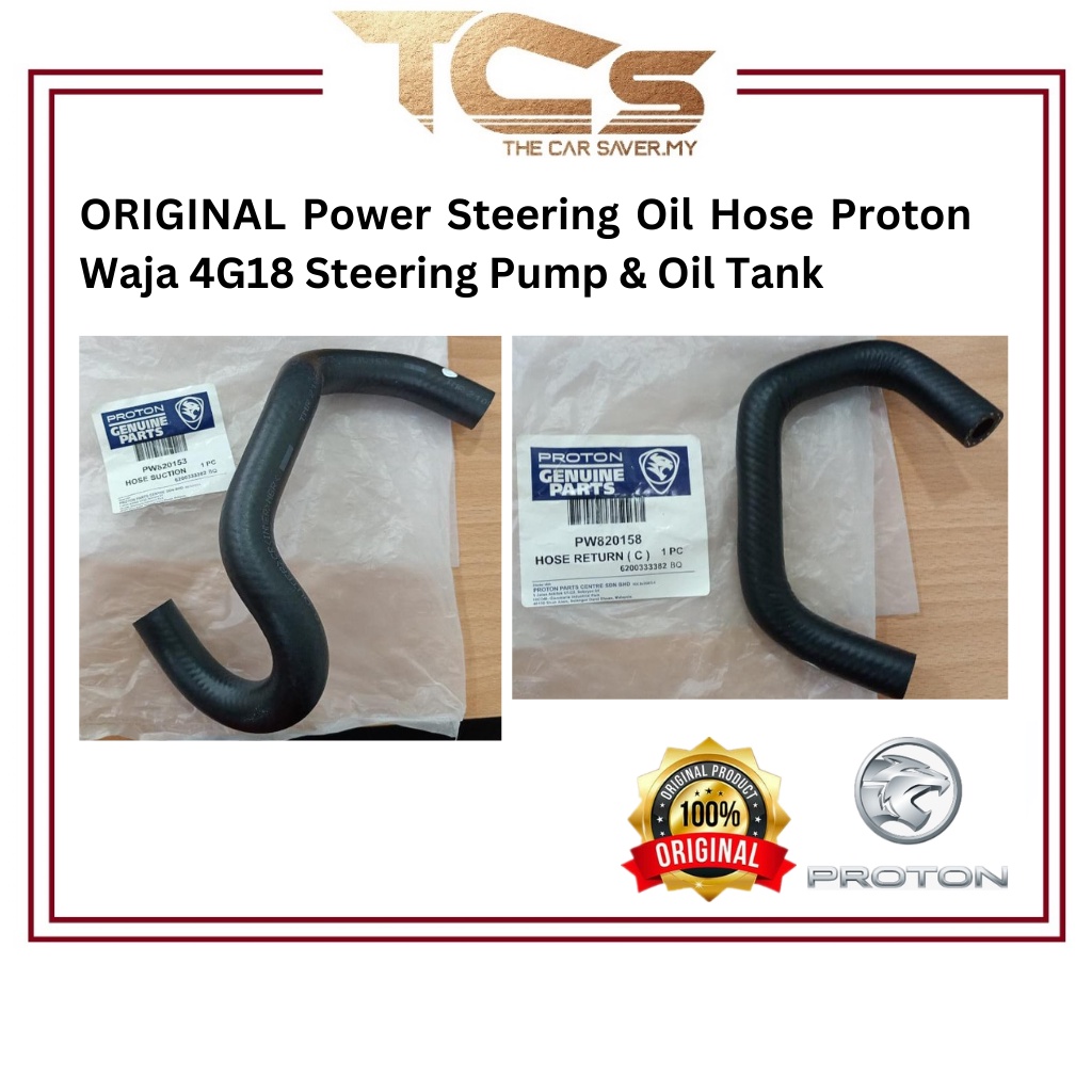 ORIGINAL Power Steering Oil Hose Proton Waja 4G18 Steering Pump Oil