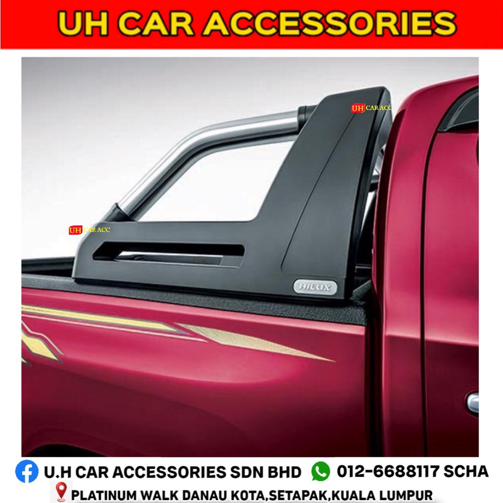 Toyota Hilux Revo Rocco Oem Sport Bar Stainless Steel Roll Bar Shopee