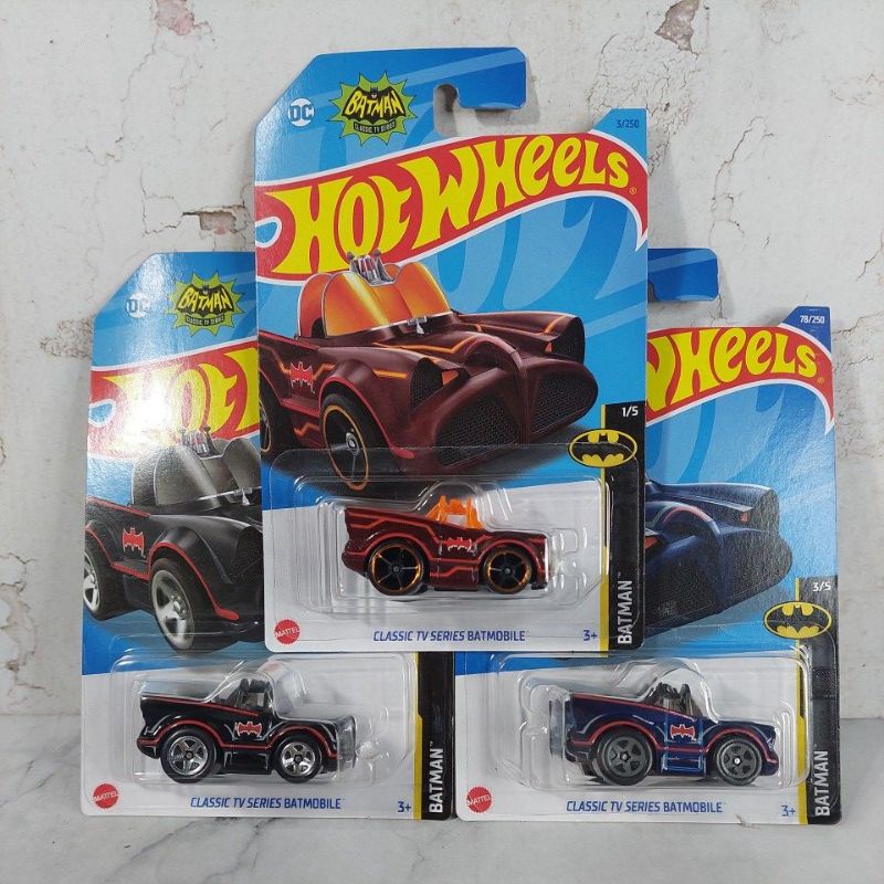 Hot Wheels Classic Tv Series Batmobile Shopee Malaysia