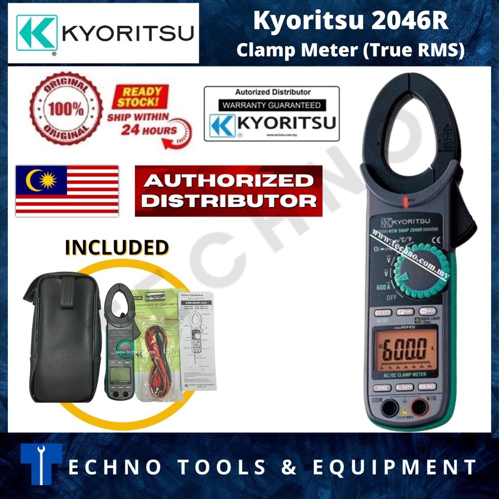 KYORITSU 2046R Clamp Meter True RMS 100 Brand New Original