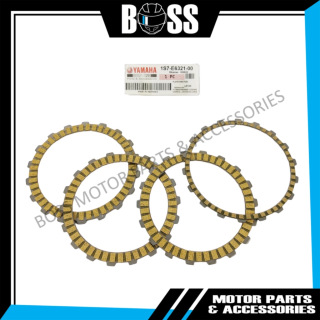 YAMAHA LC135 GNE Clutch Plate Kulit Klac 1S7 1 Set 4 Pcs Shopee