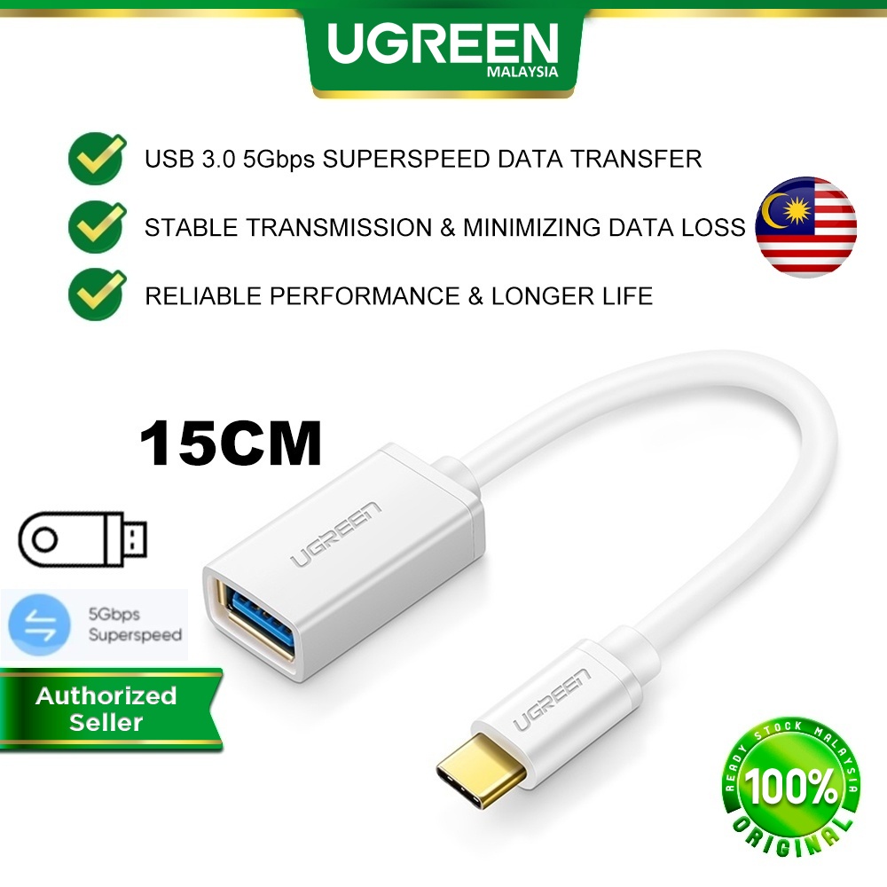 UGREEN USB C To USB Adapter Type C OTG Cable USBC Male To USB 3 0 A