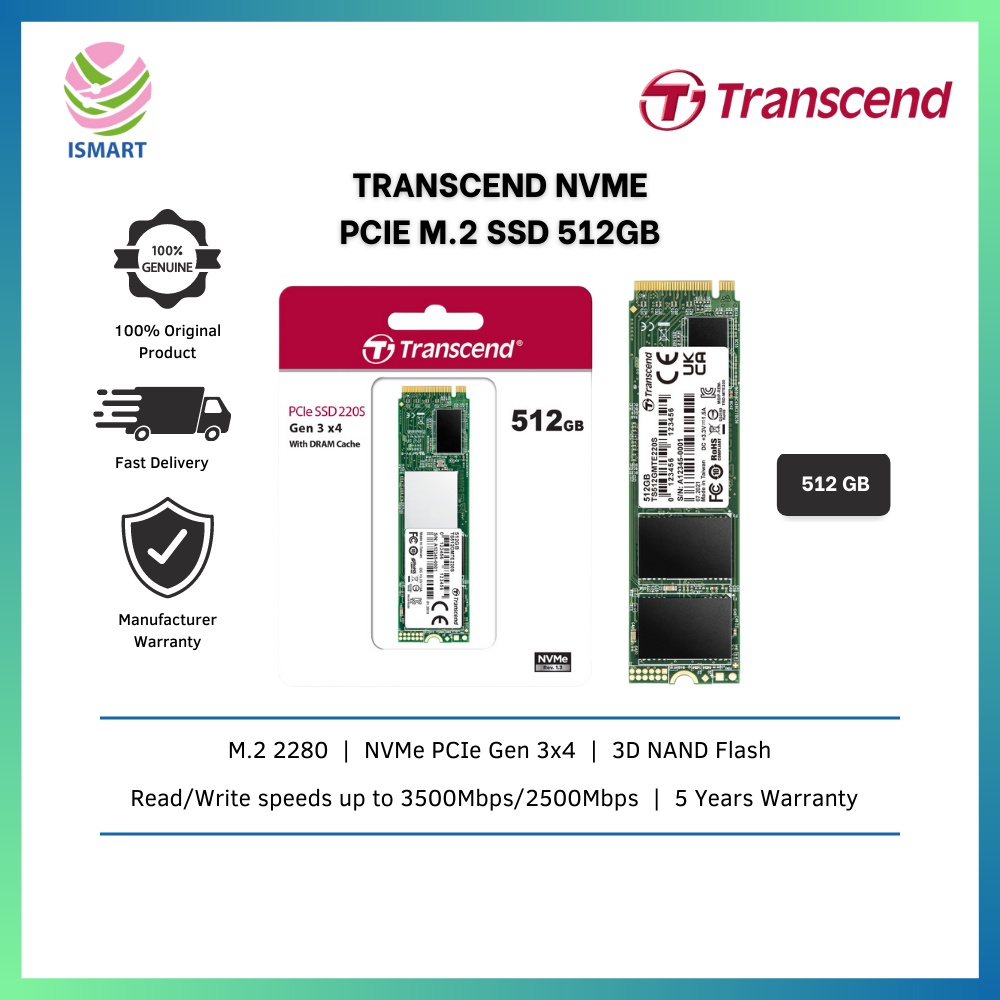 Transcend Ssd Mte S Gb M Pcie Nvme Gen X D Nand