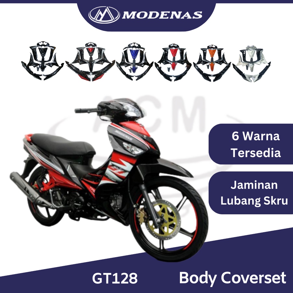 Modenas Gt Body Cover Set Kit Color Parts Kriss Gt Coverset