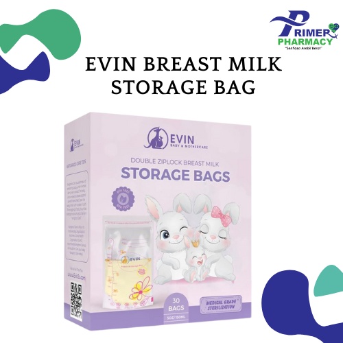 EVIN DOUBLE ZIPLOCK BREAST MILK STORAGE BAGS 5oz 150ml Shopee Malaysia