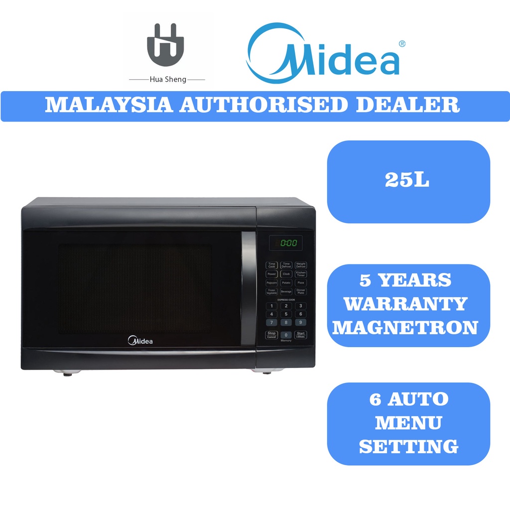 Midea Microwave Oven L W Em Ags Bk Shopee Malaysia