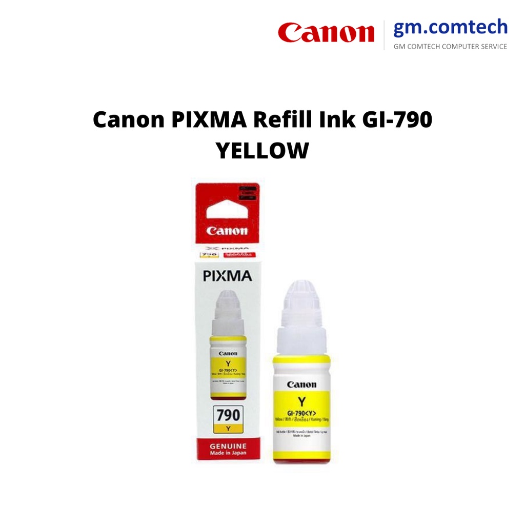 100 GENUINE CANON PIXMA Refill Ink FULL SET GI 790 BK M Y C Printer