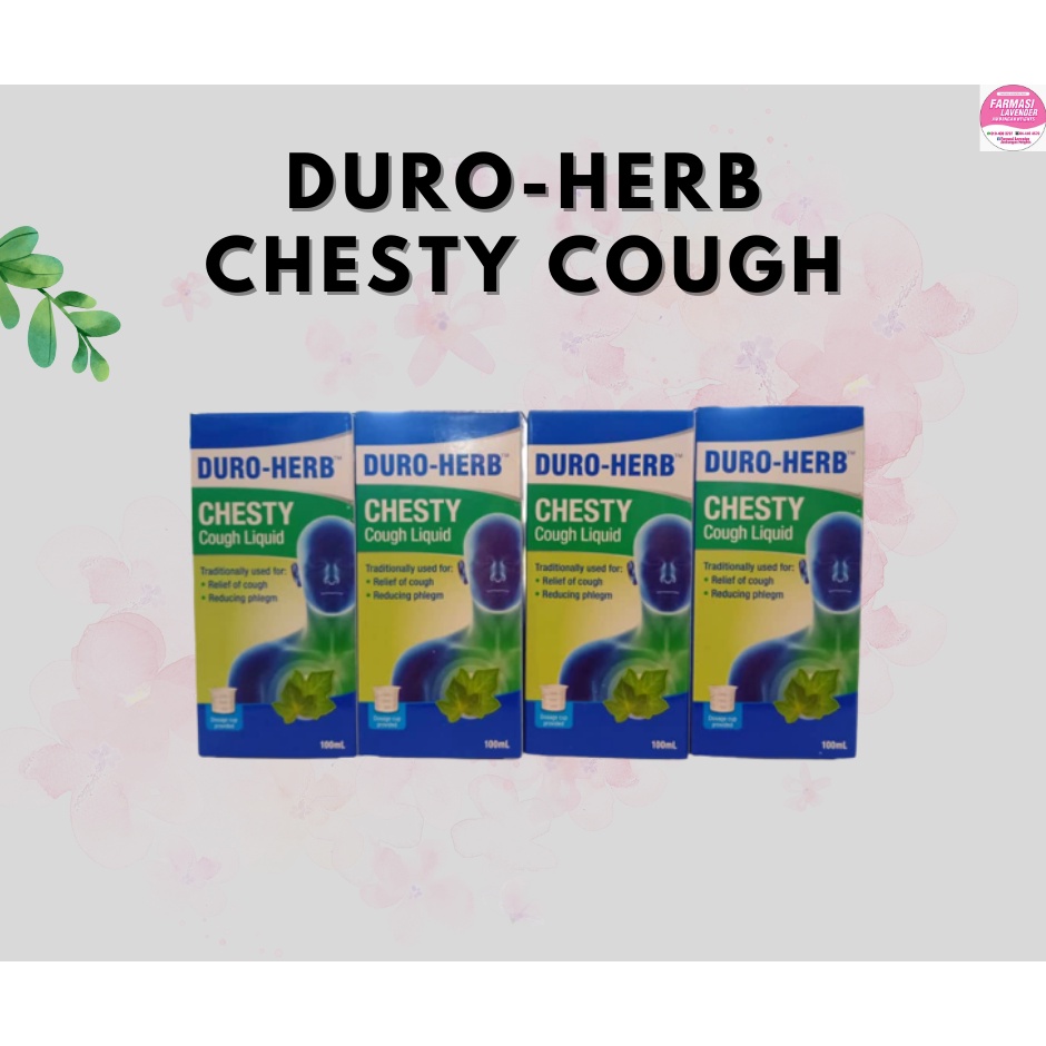 Duro Herb Chesty Cough Liquid Ml Non Drowsy Shopee Malaysia