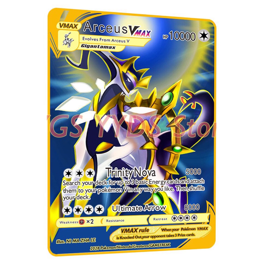 2800HP Greninja Vmax Pokemon Cards English Metal Charizard Vstar