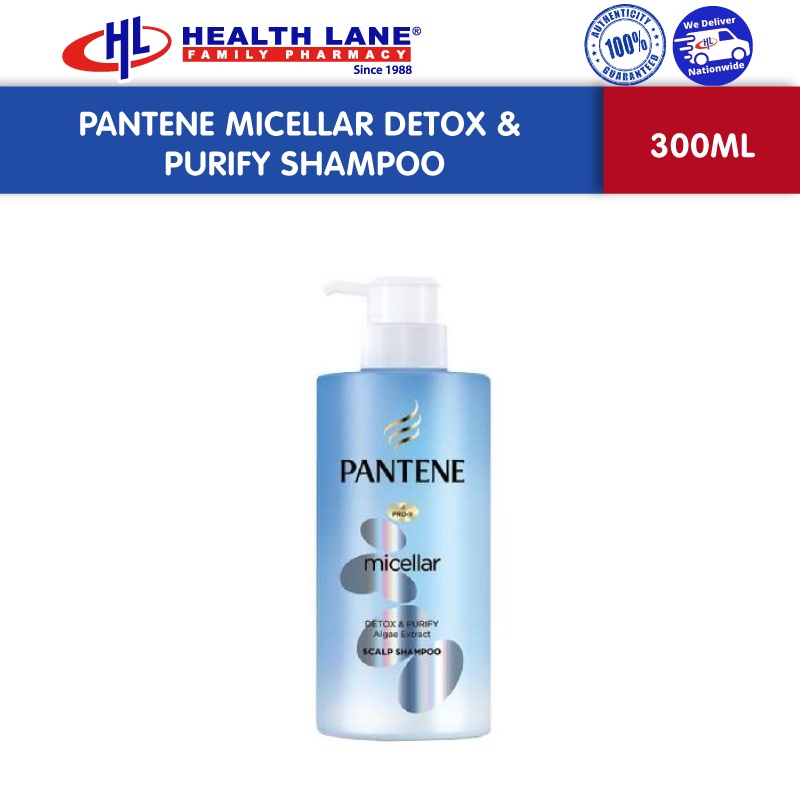 Pantene Micellar Detox Purify Shampoo Ml Shopee Malaysia