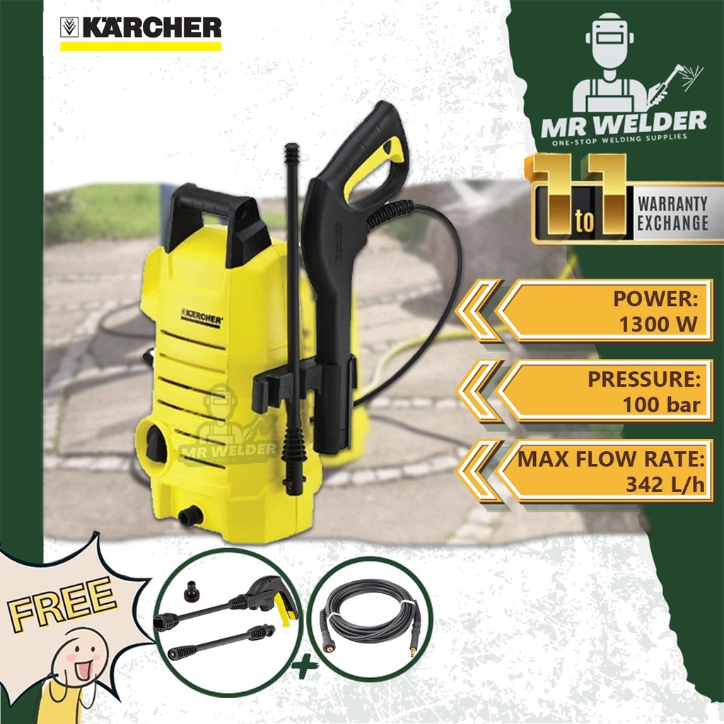 One Year Warranty Karcher K High Pressure Washer Water Jet