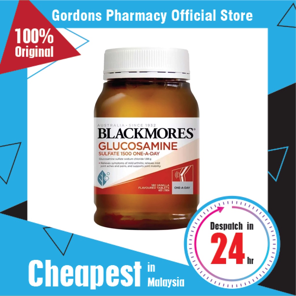 Blackmores Glucosamine Sulfate 1500 180 Tablets Shopee Malaysia