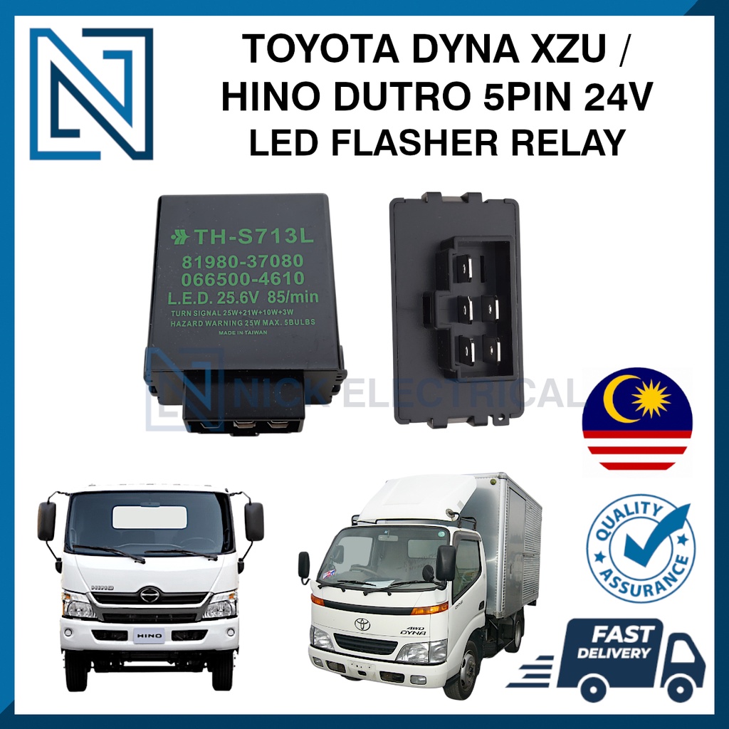 Toyota Dyna Xzu Hino Dutro Pin V Led Flasher Unit Led Signal Relay