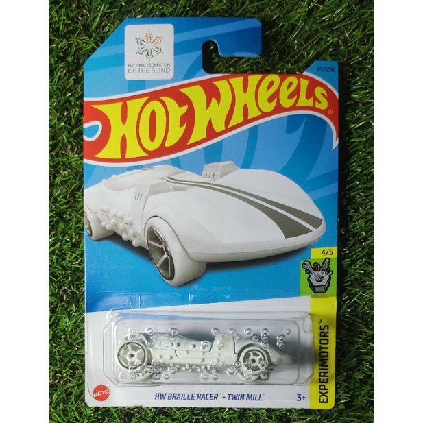 Hot Wheels HW BRAILLE RACER TWIN MILL NATIONAL FEDERATION OF THE BLIND Shopee Malaysia
