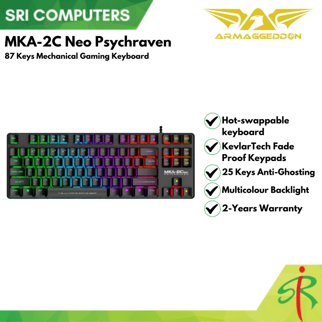 Years Warranty Armaggeddon Mka C Neo Psychraven Keys Mechanical