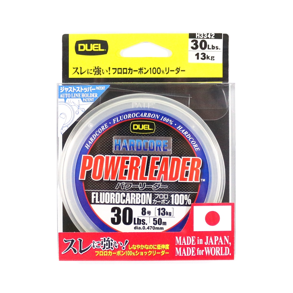 Yo Zuri Duel Hardcore Power Leader Fluorocarbon Fishing Line