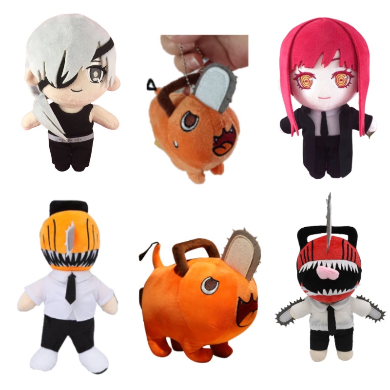 New Cm Cute Anime Chainsaw Man Denji Cosplay Plushie Pochita Stuffed