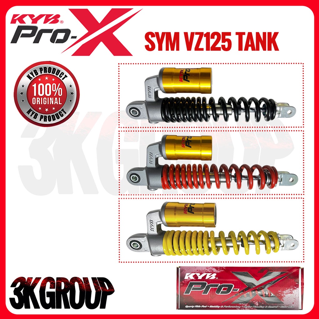 SYM BENELLI VZ125 TANK PRO X GAS PERFORMANCE RACING KAYABA KYB REAR