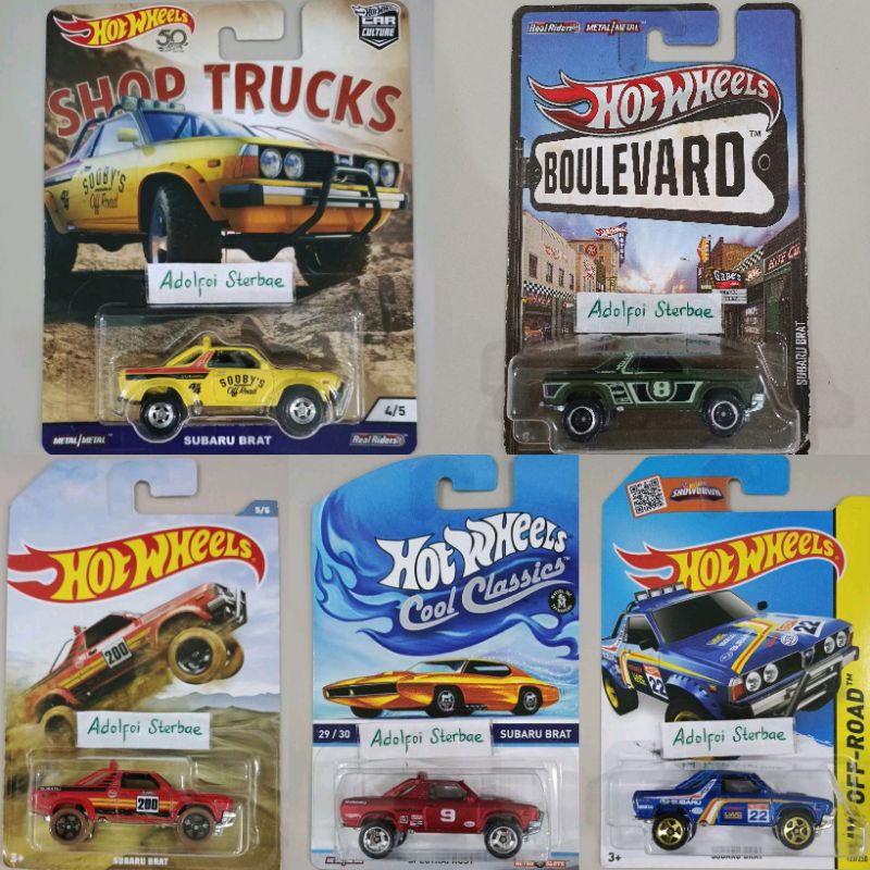 Hotwheels Hot Wheels Subaru Brat Edition Cool Classics Metal