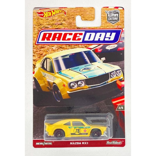 Japan Version Mattel Hot Wheels RACE DAY MAZDA RX3 2 5 Shopee Malaysia