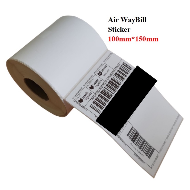 A Air Waybill Thermal Paper Mm Mm Pcs Shopee Malaysia