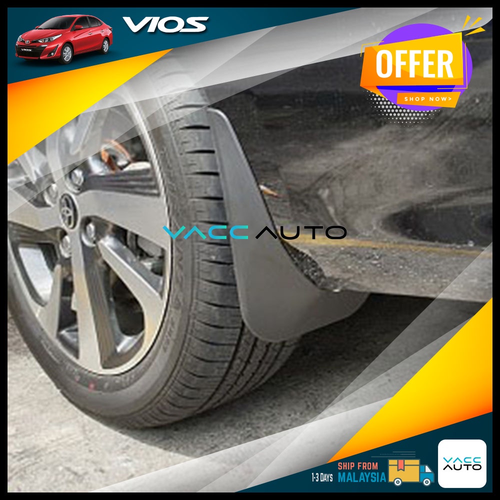 Toyota Vios NSP151 Mud Flats Mudguards Fenders Mud Flaps Splash