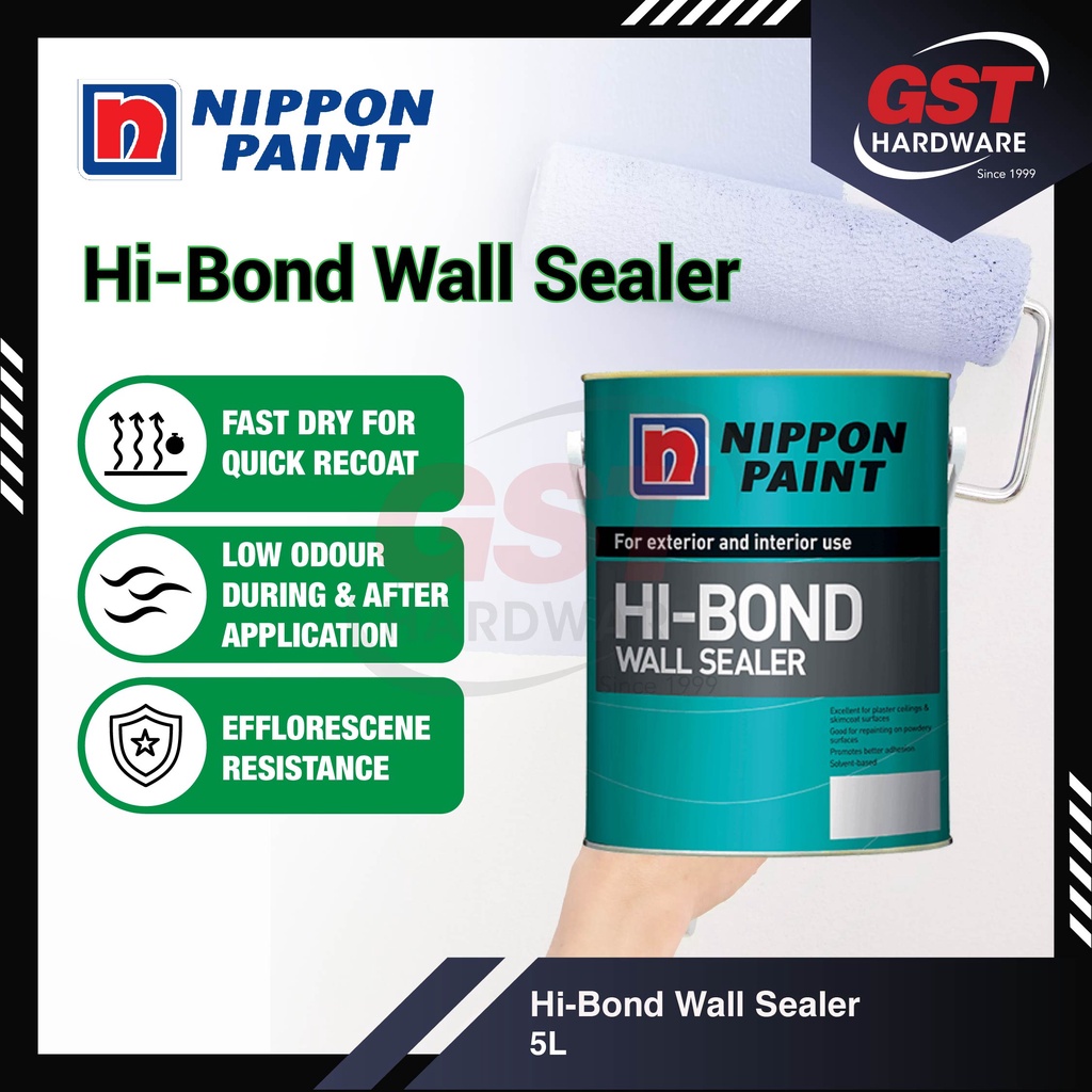 5L Nippon Paint Hi Bond Wall Sealer Paint Nippon Wall Sealer Wall