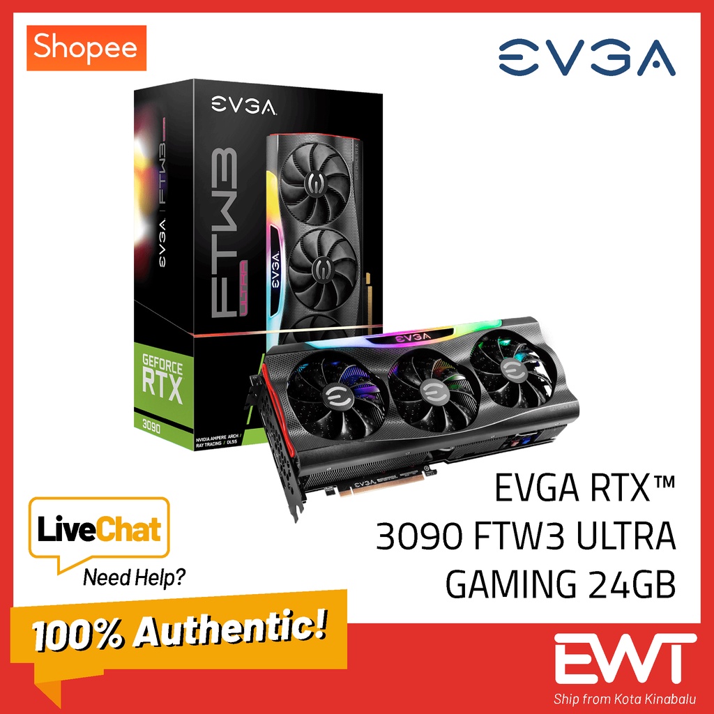 Evga Rtx Ftw Ultra Gaming Gb Gddr X Genuine Product