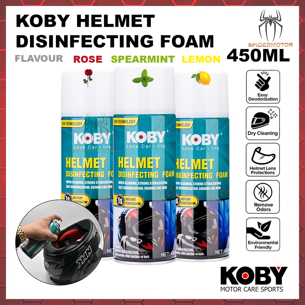 Koby Helmet Cleaning Disinfection Foam Spray Ml Pembersih Topi