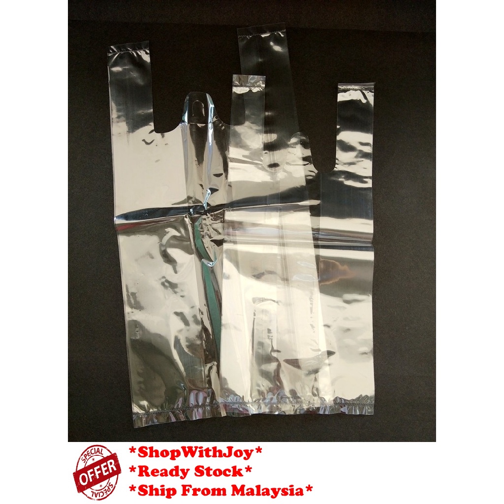 Shopwithjoy Pp Clear Plastic Bag Transparent Bag Pp Singlet Bag