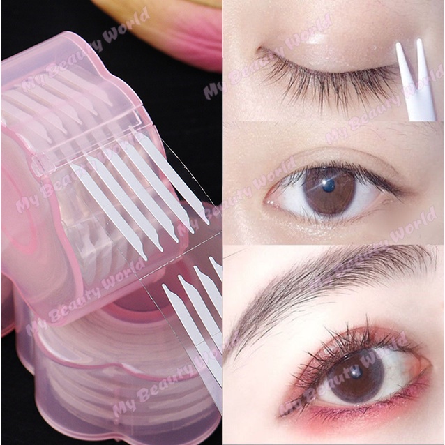 Double Side Invisible Double Eyelid Sticker 200pairs Two Sides