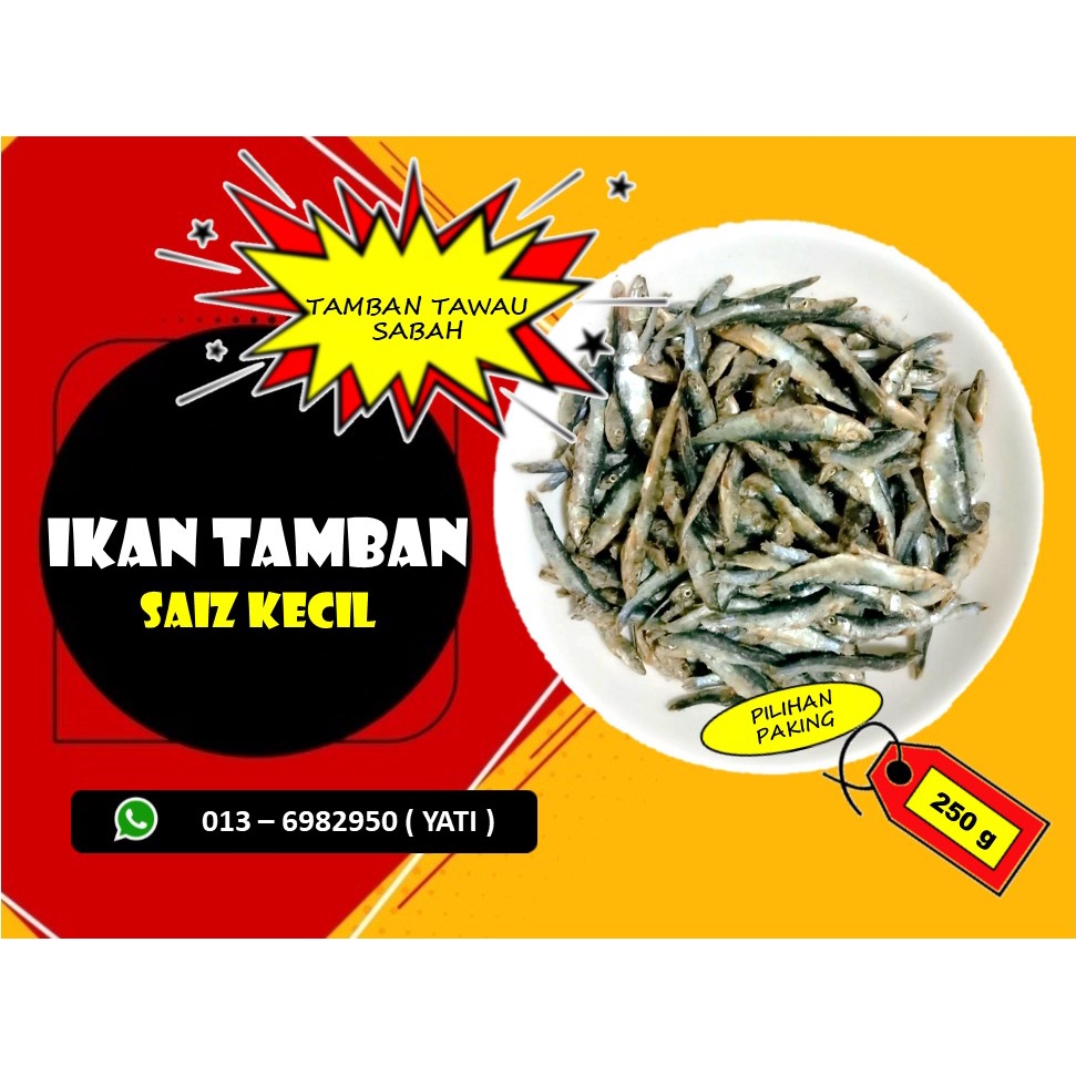 Ikan Tamban Tawau Sabah G Shopee Malaysia