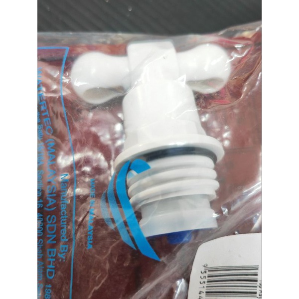 LS GEMILANG ORIGINAL WATERTEC LOCK HEART WATER PVC Stopcock Spare Part