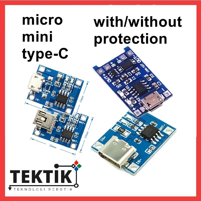 Tp Lithium Battery Charging Board A With Without Protection Micro